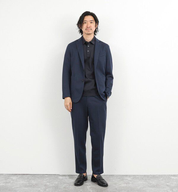 NOLLEY'S goodman「《ビジカジ/セットアップ対応》強撚バスケット イージージャケット 26SS」|テーラードジャケット|