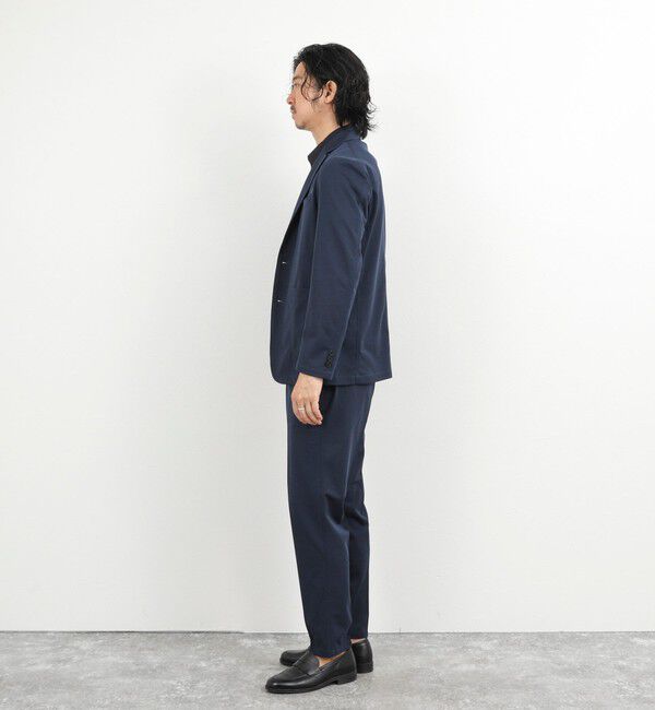 NOLLEY'S goodman「《ビジカジ/セットアップ対応》強撚バスケット イージージャケット 26SS」|テーラードジャケット|