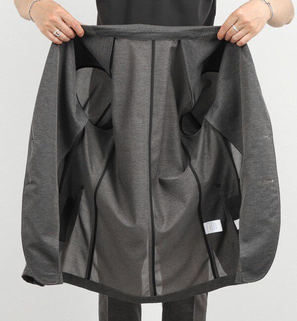 NOLLEY'S goodman「《ビジカジ/セットアップ対応》強撚バスケット イージージャケット 26SS」|テーラードジャケット|