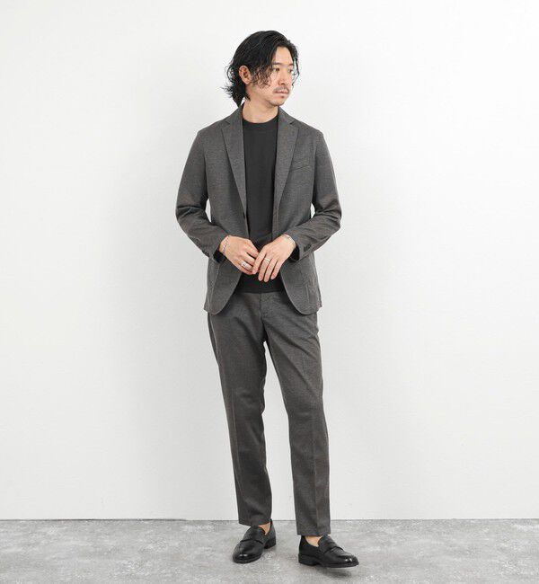 NOLLEY'S goodman「《ビジカジ/セットアップ対応》強撚バスケット イージージャケット 26SS」|テーラードジャケット|