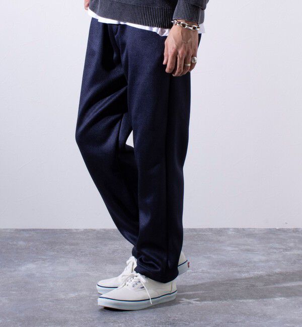 GLOSTER「【GLOSTER/グロスター】カチオンフリースボンディング イージーパンツ」|チノ|