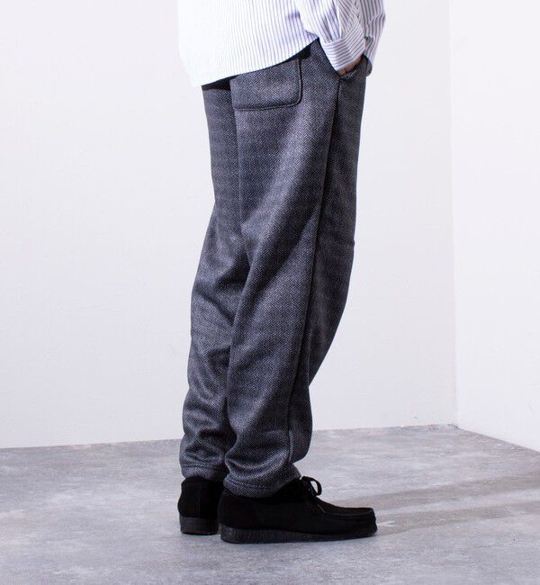 GLOSTER「【GLOSTER/グロスター】カチオンフリースボンディング イージーパンツ」|チノ|