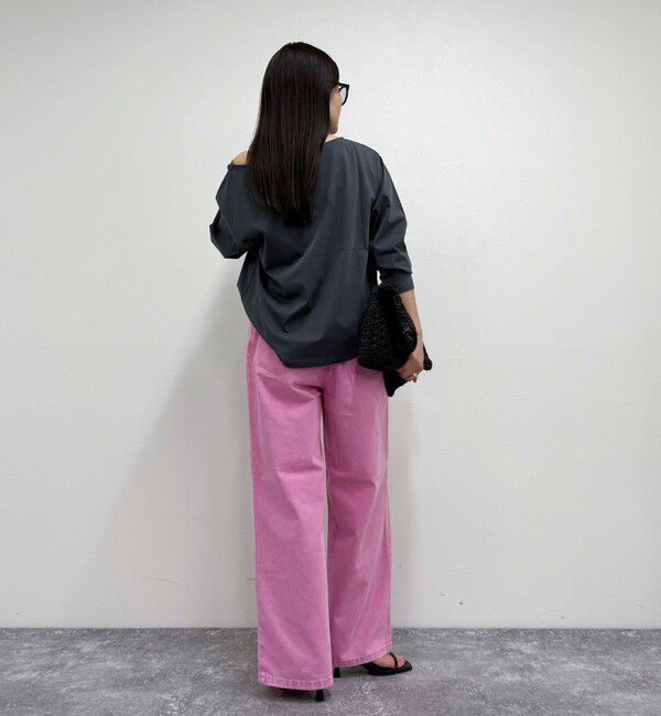 fredy emue「ブリーチデニム５ポケイージーパンツ」|デニム|