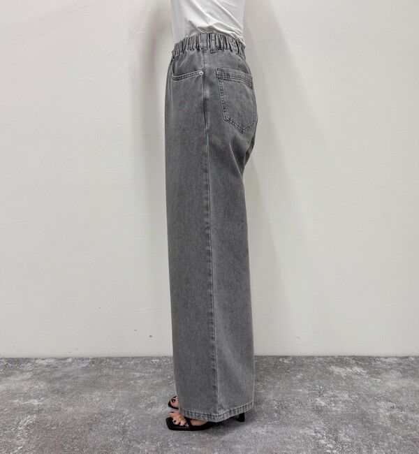 fredy emue「ブリーチデニム５ポケイージーパンツ」|デニム|