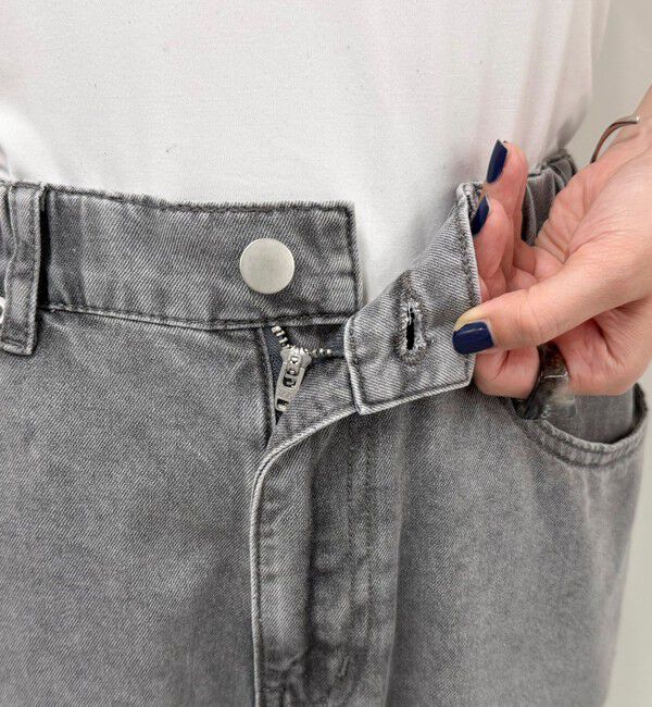 fredy emue「ブリーチデニム５ポケイージーパンツ」|デニム|