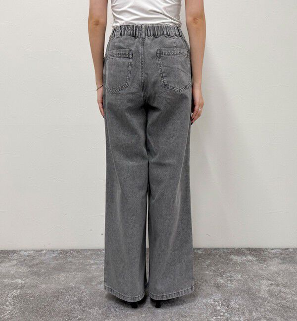 fredy emue「ブリーチデニム５ポケイージーパンツ」|デニム|