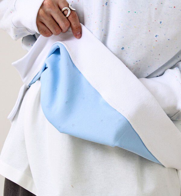 GLOSTER「星穴ネップボンディング クルーネックスウェット」|スウェット・ジャージ|