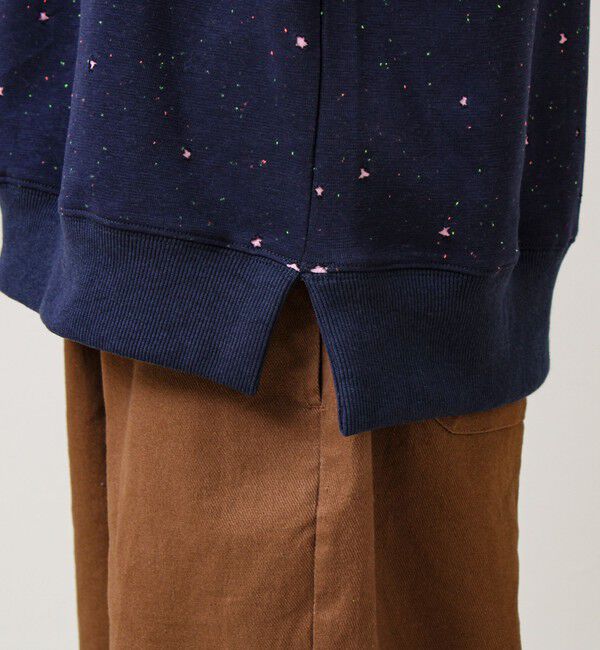 GLOSTER「星穴ネップボンディング クルーネックスウェット」|スウェット・ジャージ|