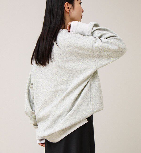 GLOSTER「星穴ネップボンディング クルーネックスウェット」|スウェット・ジャージ|