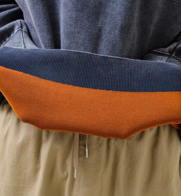 GLOSTER「【BOYエンブレム刺繍】Wフェイス フェードプルオーバーニット」|ニット・セーター|