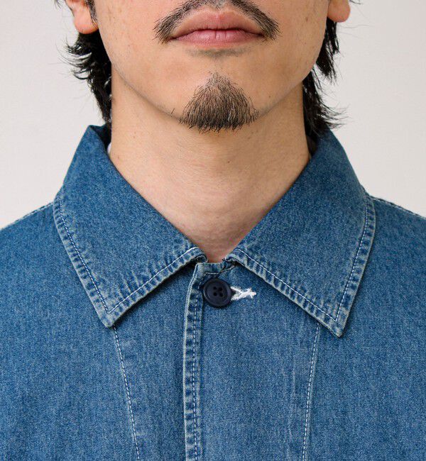 GLOSTER「【デニム/リップストップ】ミリタリーオーバーシャツ」|シャツ・ブラウス|