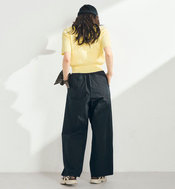 fredy emue「【毎年大人気！/完売必須】FR刺しゅうケーブル柄半袖カーディガン」|カーディガン|