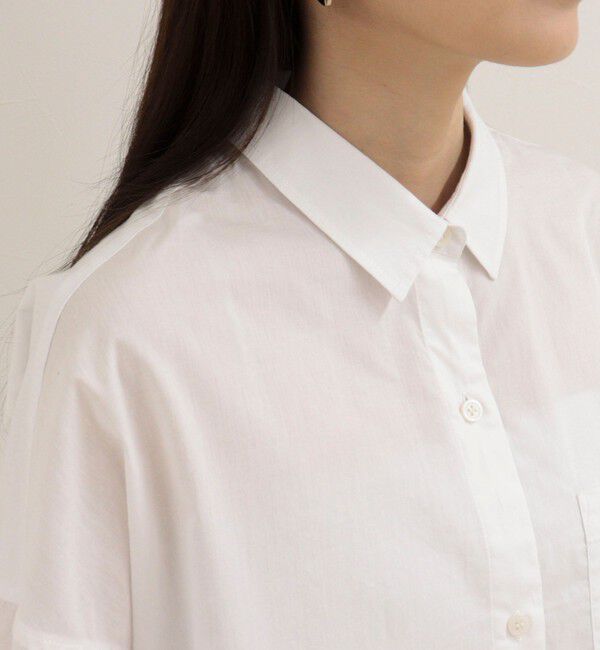 fredy emue「汗染み軽減加工COTTONオーバーシャツ」|シャツ・ブラウス|