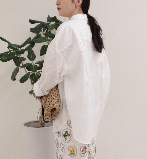 fredy emue「汗染み軽減加工COTTONオーバーシャツ」|シャツ・ブラウス|