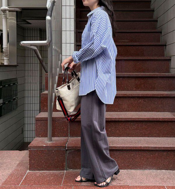 fredy emue「汗染み軽減加工COTTONオーバーシャツ」|シャツ・ブラウス|