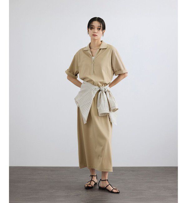 SALON adam et rope'「プリマベールポロシャツワンピース / UVカット」|ワンピース|