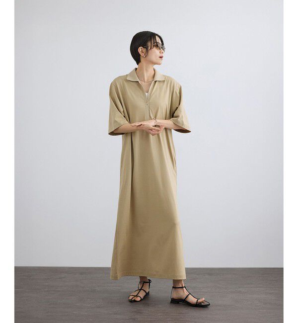 SALON adam et rope'「プリマベールポロシャツワンピース / UVカット」|ワンピース|