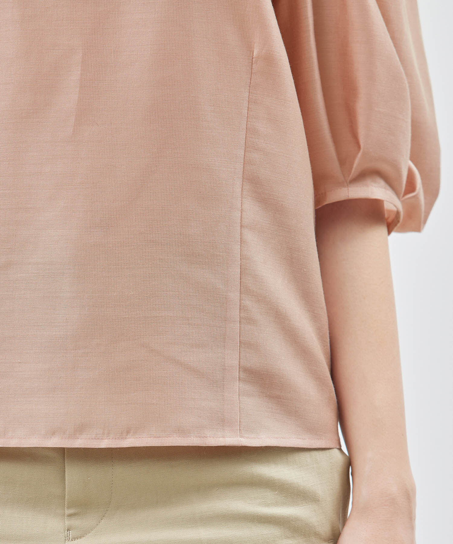 ROPE「【新色追加】【洗える】カールマイヤーパフスリーブブラウス【雑誌/メディア掲載】」|シャツ・ブラウス|