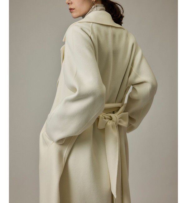 ROPE「ラムウールリバーロングコート【Sサイズフェア対象】」|チェスターコート|