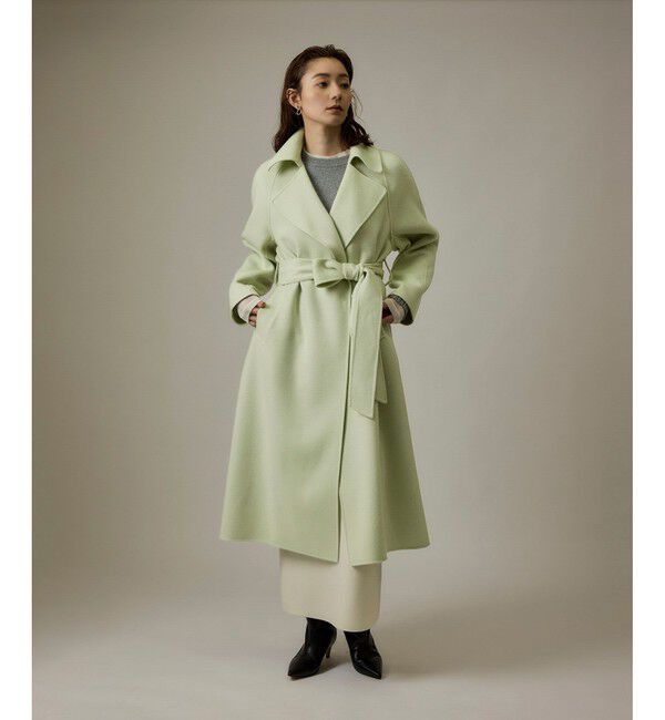 ROPE「ラムウールリバーロングコート【Sサイズフェア対象】」|チェスターコート|