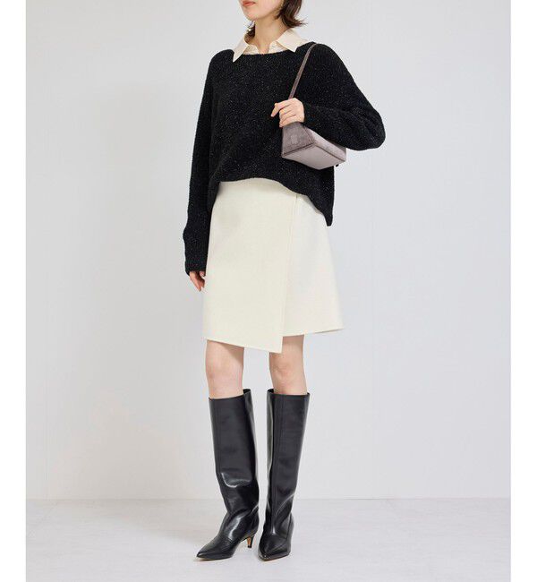 ROPE「ラムリバーラップミニスカート」|スカート|オフホワイト(15)