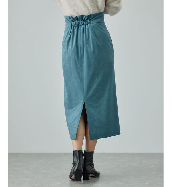ROPE「[美人スカート]スエードポケット付きタイトスカート/イージーケア」|スカート|
