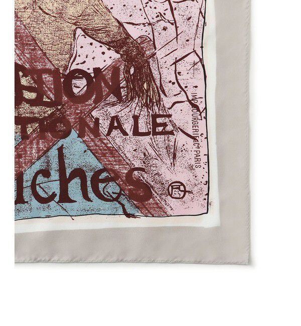 ROPE「ロートレックシルクスカーフ/Lサイズ」|バンダナ・スカーフ|