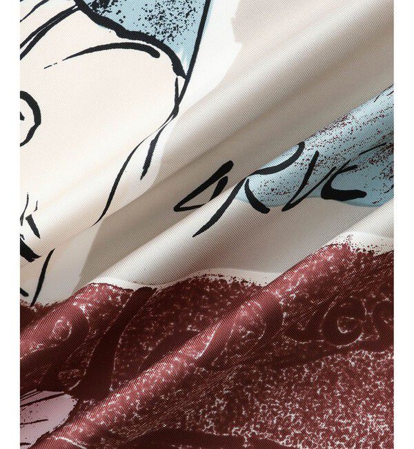 ROPE「ロートレックシルクスカーフ/Lサイズ」|バンダナ・スカーフ|