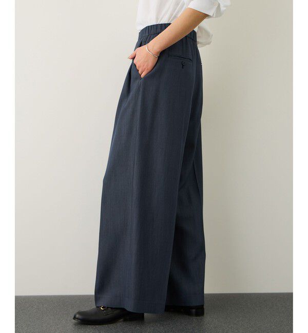 ROPE「イージータックワイドパンツ/セットアップ対応・イージーケア」|チノ|