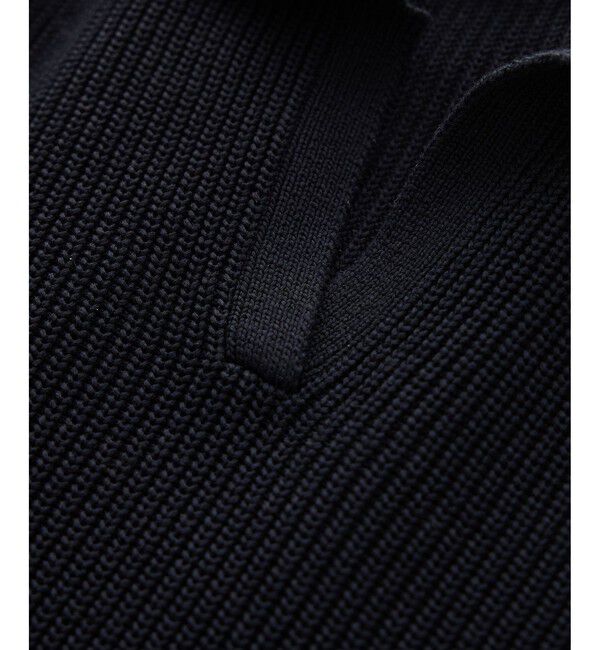 ROPE「オーガニックコットンポロ襟プルオーバー/イージーケア」|ニット・セーター|