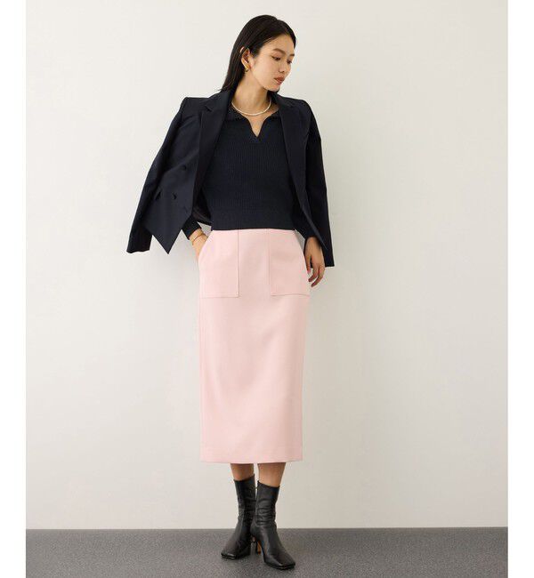 ROPE「オーガニックコットンポロ襟プルオーバー/イージーケア」|ニット・セーター|