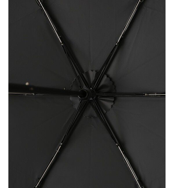 ROPE「[晴雨兼用]バンブーハンドルバイカラーコンパクトパラソル(折りたたみ傘・日傘)/UV100%カット/完全遮光生地」|傘|