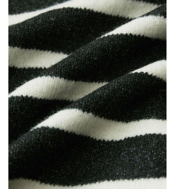 VIS「【選べる着丈】ふわもこサイドスリットニット【洗える】」|ニット・セーター|