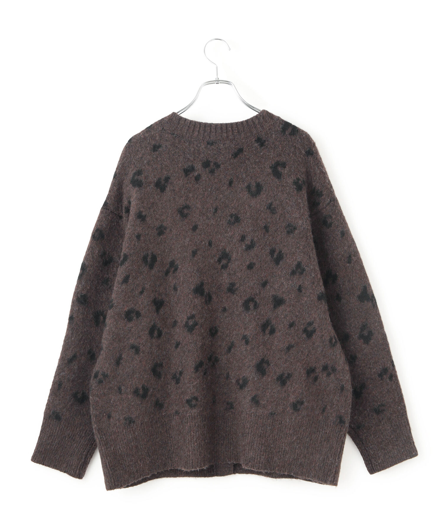 VIS「シャギーレオパードカーディガン」|カーディガン|