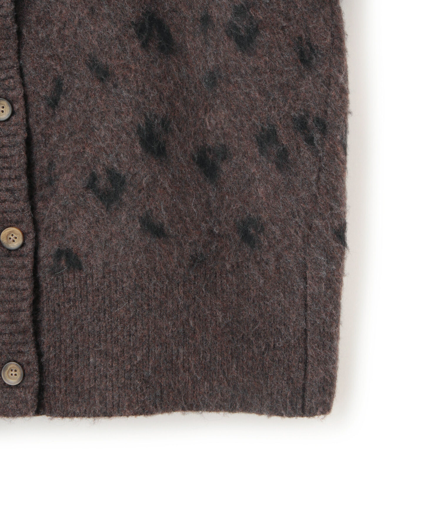 VIS「シャギーレオパードカーディガン」|カーディガン|