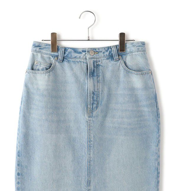 VIS「【洗える】アイラインウォシュデニムスカート」|スカート|