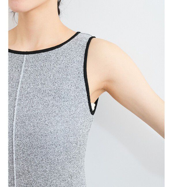 VIS「配色ニットタンクワンピース」|ワンピース|