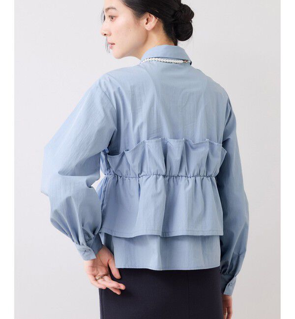 VIS「ビスチェドッキングシャツ/イージーケア」|シャツ・ブラウス|