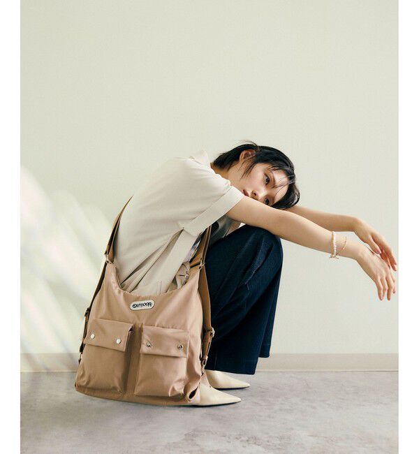 VIS「【OUTDOOR PRODUCTS】VIS別注マルチウェイショルダーバッグ/トートバッグ/リュック」|ショルダー・メッセンジャー|ベージュ(27)