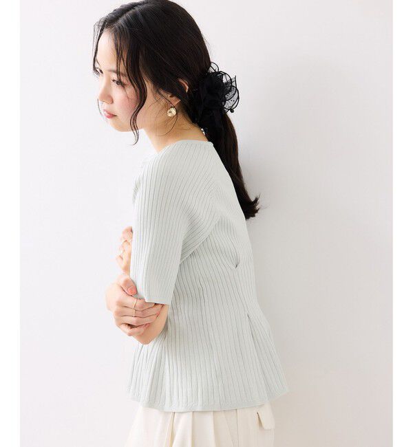 VIS「ウエストタックカーディガン/イージーケア」|カーディガン|