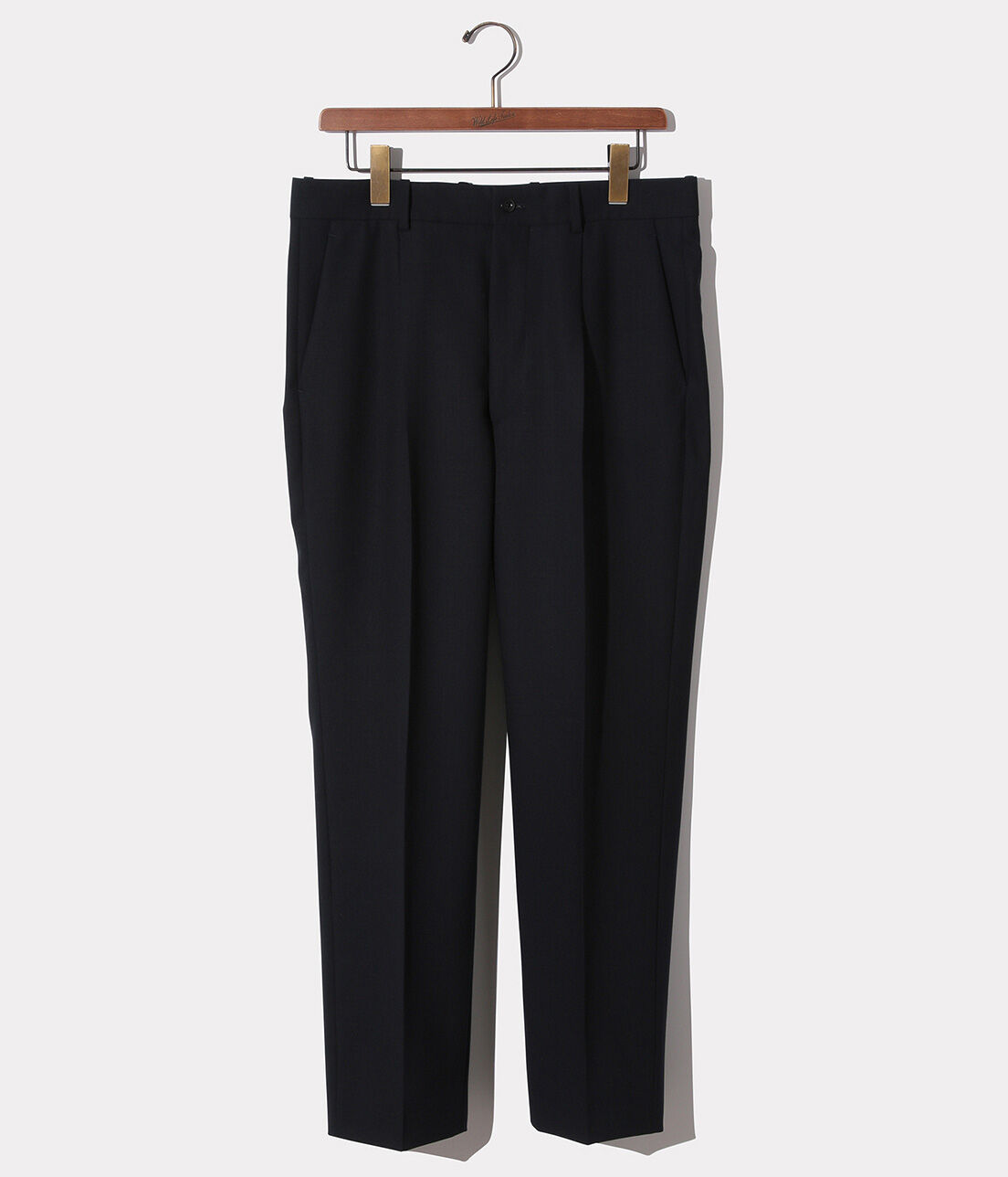 ADAM ET ROPE'「【Scye Clothing】別注 トラウザーズ」|スラックス|ネイビー(40)