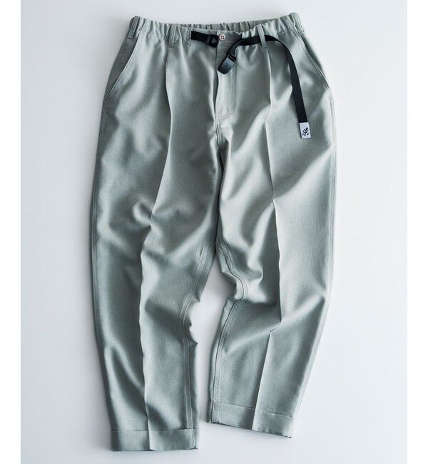 ADAM ET ROPE'「【別注】《GRAMICCI/グラミチ》2WAY STRETCH WIDE TAPERED CROPPED」|スラックス|グレー(07)