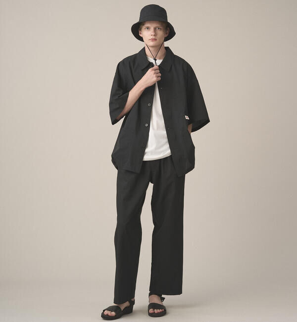 DANTON「DANTON | リップストップ 半袖カバーオールシャツ MEN」|シャツ・ブラウス|