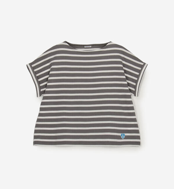 ORCIVAL「ORCIVAL | コットンレジェ ボートネック 半袖Tシャツ WOMEN」|Tシャツ・カットソー|