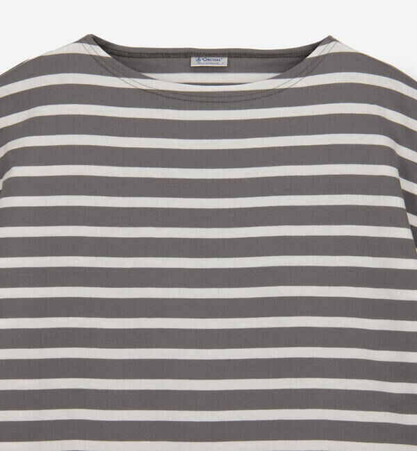 ORCIVAL「ORCIVAL | コットンレジェ ボートネック 半袖Tシャツ WOMEN」|Tシャツ・カットソー|