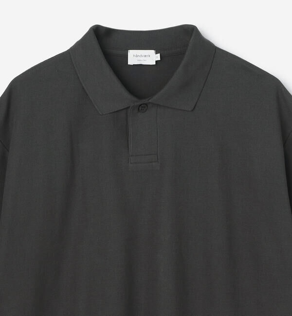 handvaerk「handvaerk | コットンピケ ポロシャツ MEN」|ポロシャツ|