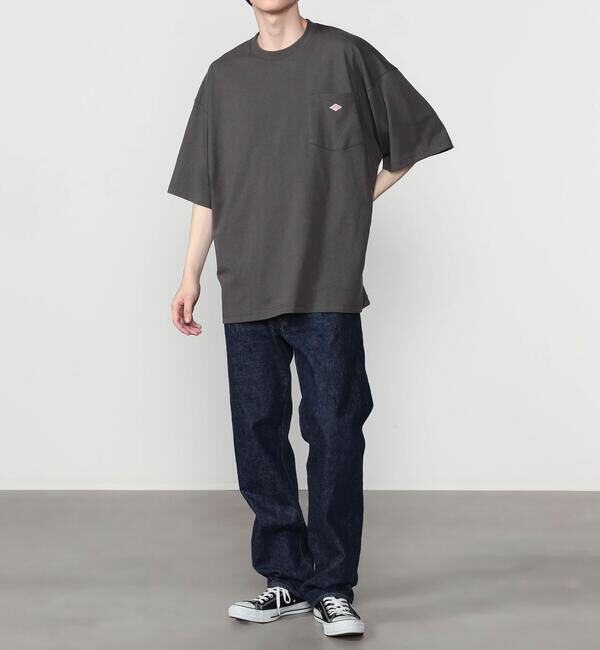 DANTON「DANTON | クルーネック 半袖ポケットTシャツ SOLID MEN」|Tシャツ・カットソー|
