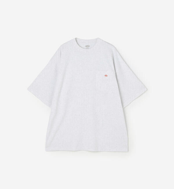 DANTON「DANTON | クルーネック 半袖ポケットTシャツ SOLID MEN」|Tシャツ・カットソー|WHITE系1