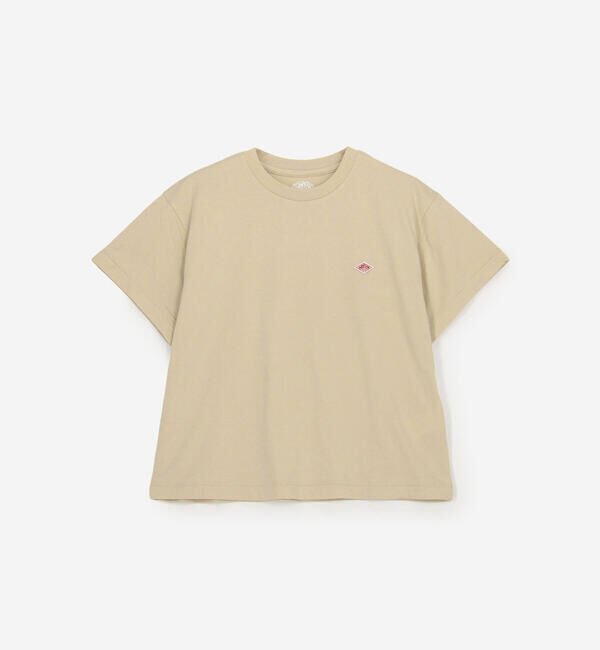 DANTON「DANTON | クルーネックTシャツ SOLID WOMEN」|Tシャツ・カットソー|BEIGE系1