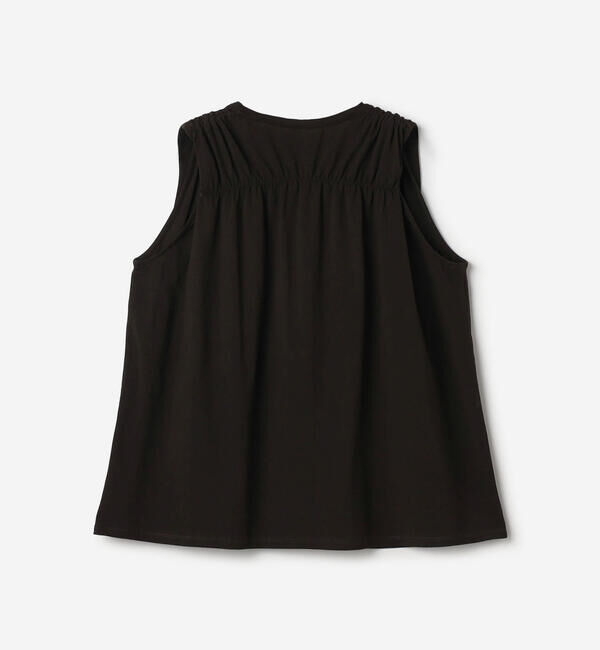  「WALANCE | ナチュラルダイ ミントジャージースリーブレストップ WOMEN」|Tシャツ・カットソー|